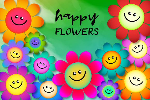 Integrating Happy Flowers Spring Daisy Plant Clipart into Creative and Business Workflows