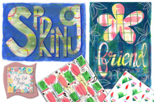 New Spring: Vibrant Floral Designs for Creative Projects