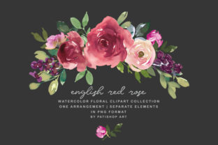 Rote Rosen Aquarell Blumen Clipart: Elevating Designs with Red Rose Watercolor Elements